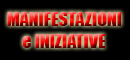 Manifestazioni e Iniziative