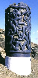 Il monumento sulla cima nord-orientale del Col di Lana